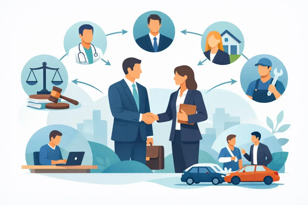 How Personal Injury Lawyers Get Referrals