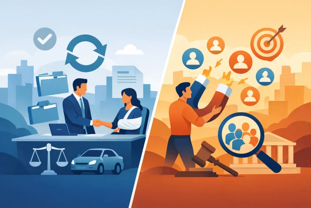 Client Reactivation vs Lead Generation for PI Firms