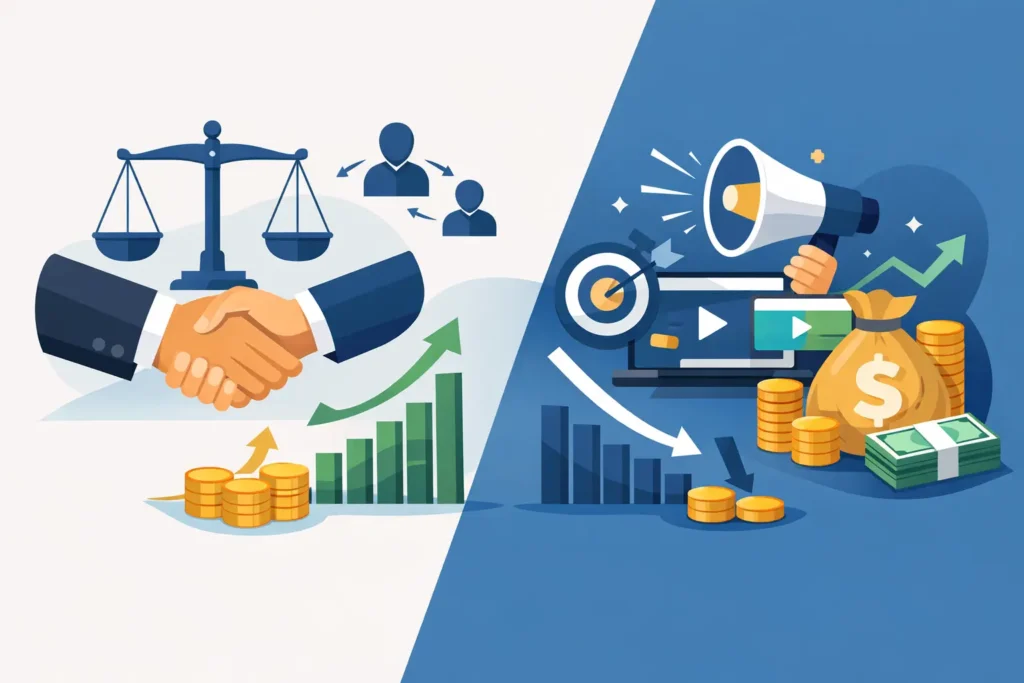 Law Firm Referrals Versus Ads Win on Profit