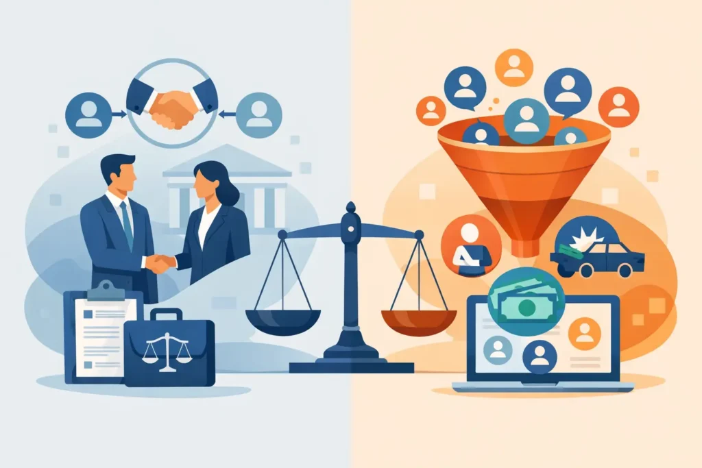 Legal Referrals Versus Lead Aggregators for PI Firms